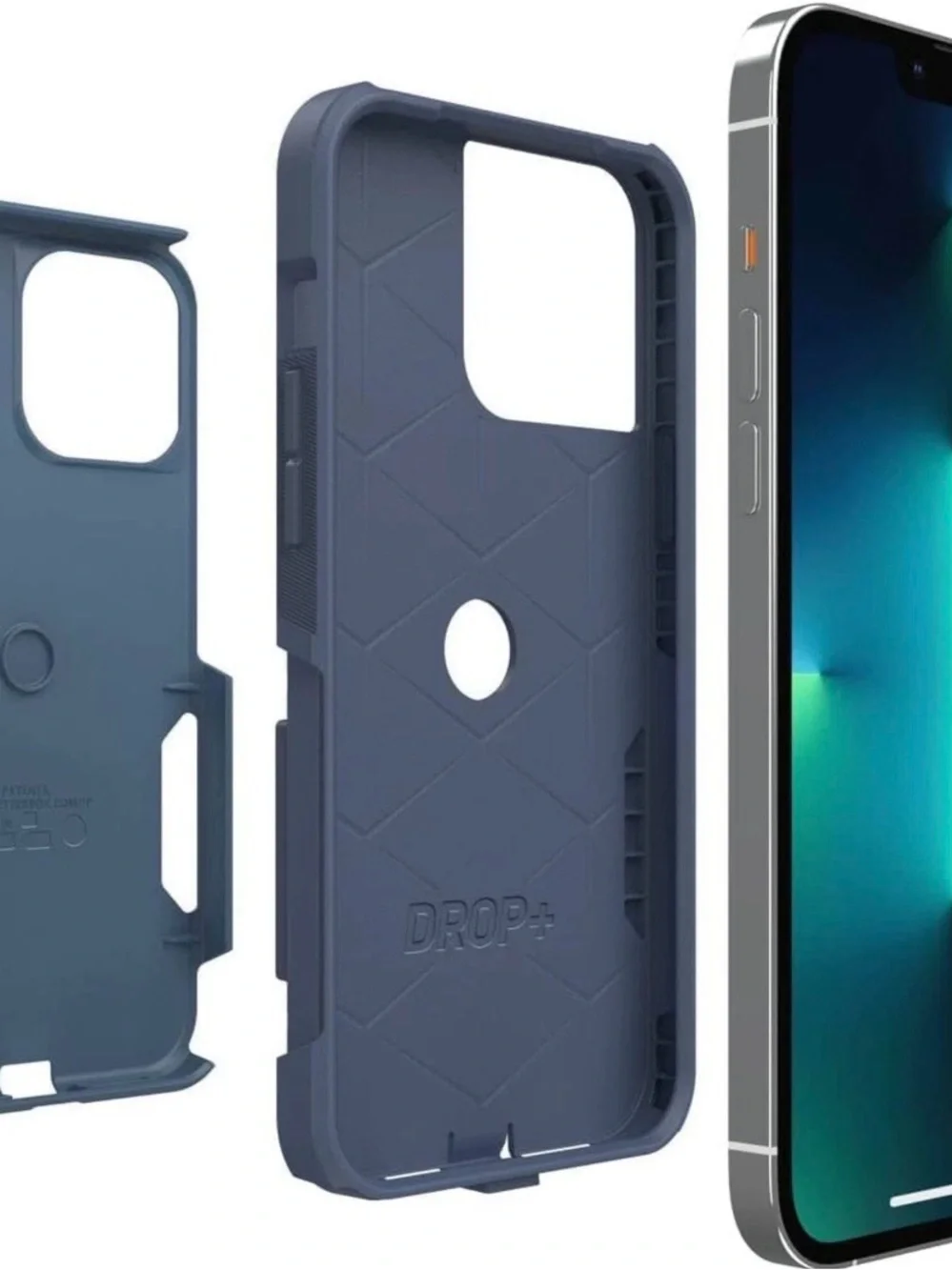 OtterBox for IPhone 12/13 pro plus Commuter Series Protective Case in Slate Blue